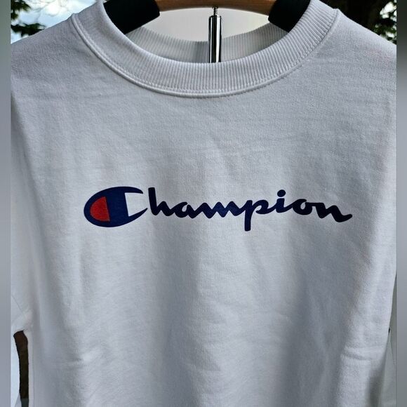 Champion Powerblend BF Graphic Crew women's sweatshirt NEW W TAGS XS - Picture 9 of 14
